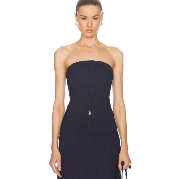 A.L.C. Renee Top in Navy - Picture 1 of 4